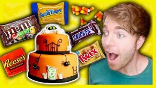 GIANT HALLOWEEN CANDY CAKE