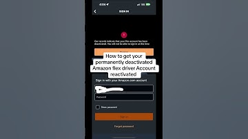 How To Reactivate Amazon Flex Account #amazonflex #reactivate #amazonflexdriver #deactivate #amazon