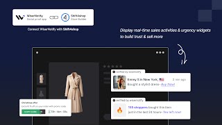 Add Social Proof &amp; Sales Notifications on Shift4Shop | WiserNotify  social proof tool