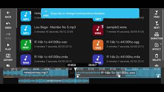 Cut, join, merge various music format files to MP3 with Mp3Mixer screenshot 2