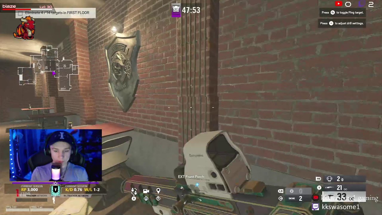 playing RAINBOW SIX SIEGE (CONSOLE RANKED)