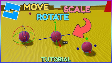 How to Move, Scale, and Rotate Parts in Roblox Studio
