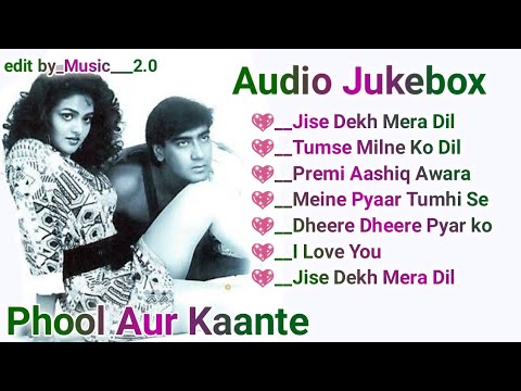 Phool Aur Kaante movies songs  Audio Jukebox  Bollywood movie song  romantic songs hindi
