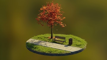 Autumn Tree (Blender)