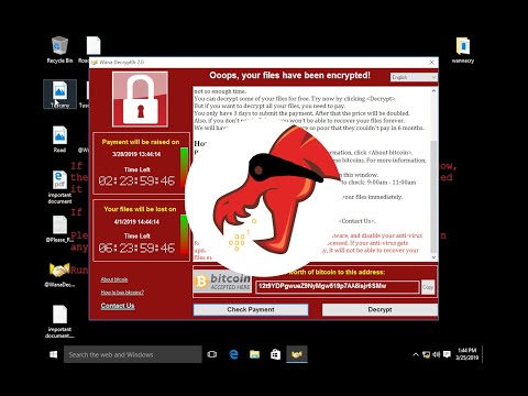 Video: Ce Este Virusul WannaCry Decrypt0r și Cum Se Protejează împotriva Acestuia Pentru Un Utilizator Obișnuit