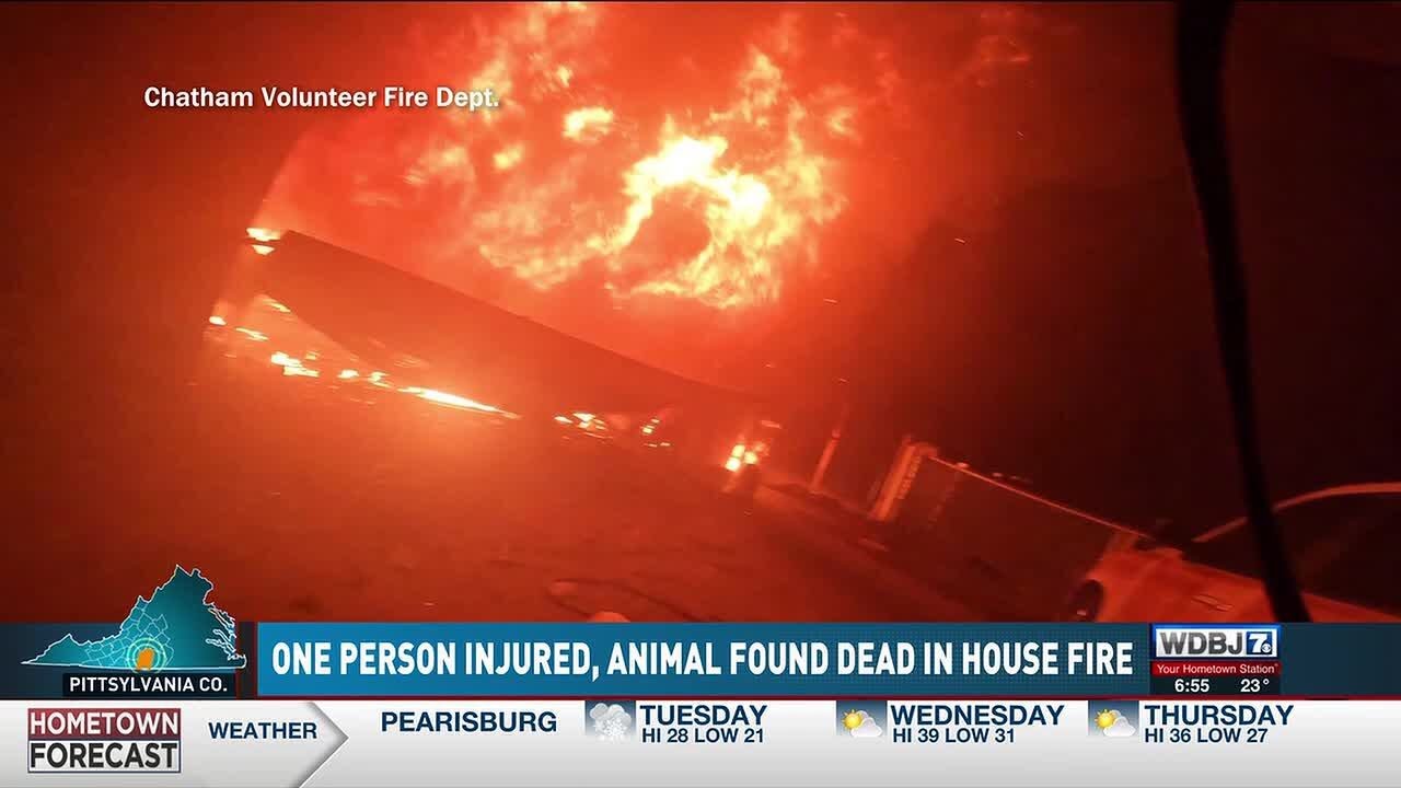 One Person Injured, Animal Found Dead In House Fire - YouTube