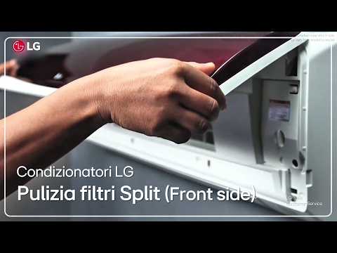 LG Air Conditioners | How to Clean Split Filters (Models with Side Filters)