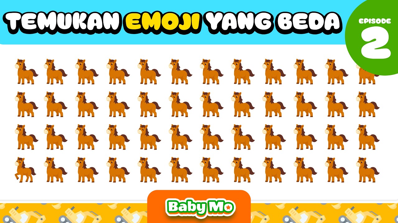 👀 Temukan Emoji Tersembunyi yang Berbeda! Level Makin Sulit 😱 GAME BABY MO EPISODE 2