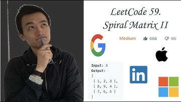 LeetCode 59: Spiral Matrix II - Interview Prep Ep 32