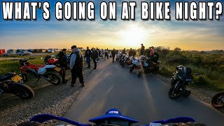 WHAT'S GOING ON AT BIKE NIGHT?