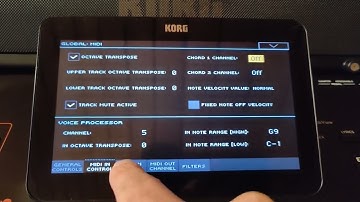 My own Korg Pa4x Global settings / kendi Pa4x Global ayarlarım