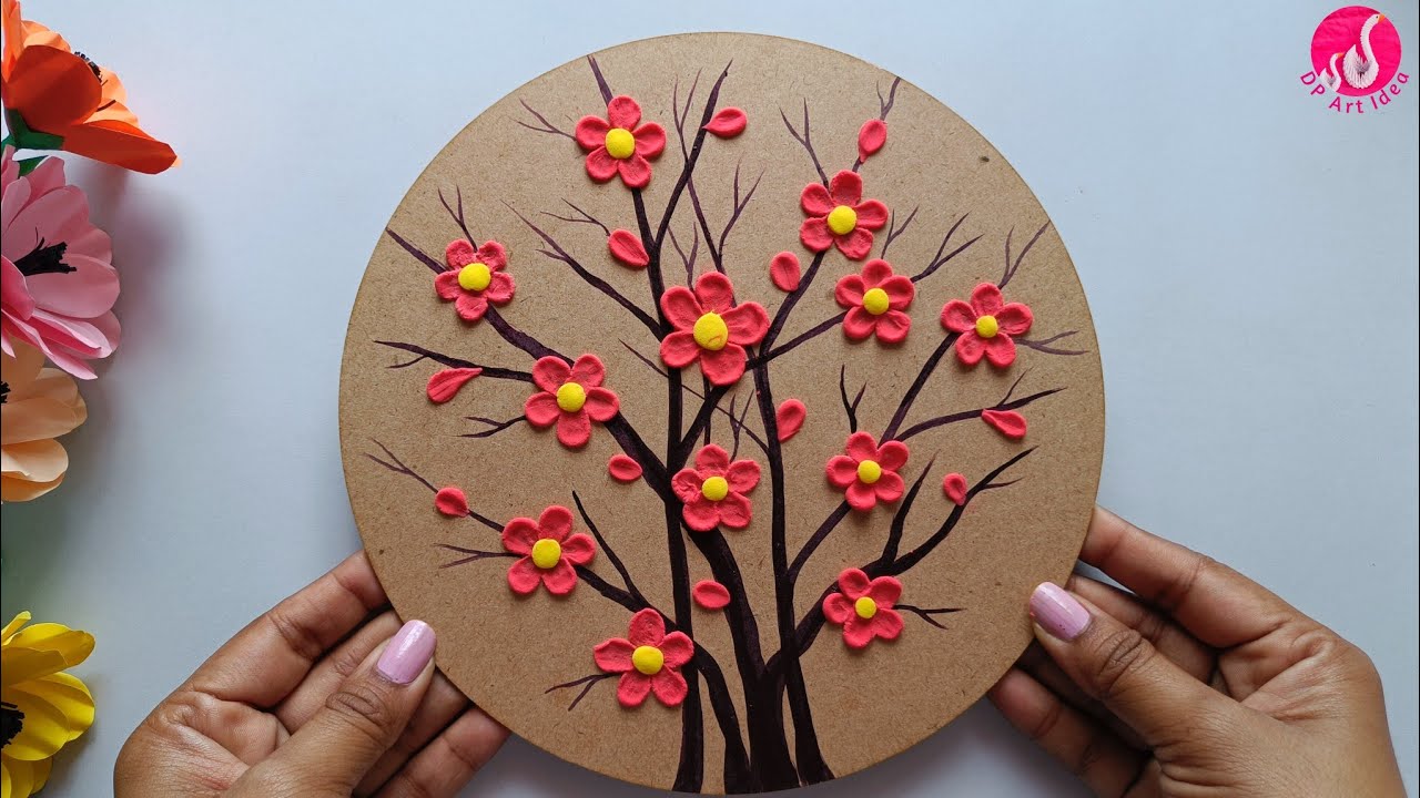 DIY Wall Hanging Room decor Idea Wooden Board Craft Idea Wall