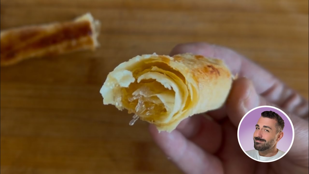 ¿HOJALDRE FÁCIL Y SIN MANTEQUILLA? CARLITOS MALAGUEÑOS DE HOJALDRE DE ACEITE DE OLIVA. BUENÍSIMOS!