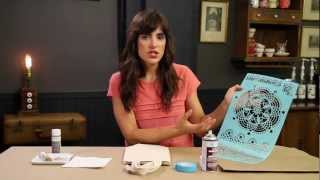 Make a Vintage Wine Tote as Guest Giveaways - DIY Weddings