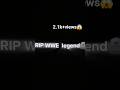 RIP WWE Legend "Hulk Hogan death" Edit  | WWE