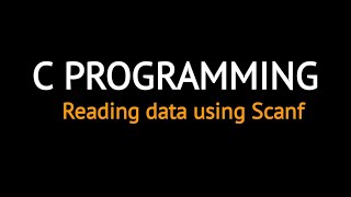 Famous C programming - Scanf function (Tutorial 4) Wealth