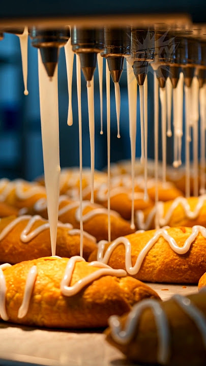 that cream drop 🫠💛 #satisfying #pastrypull #viral #bakery
