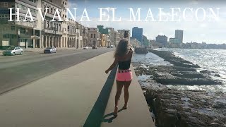 Walking El MALECON in Havana Cuba 🇨🇺
