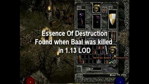 Diablo 2 LOD 1.13: Festering Essence of Destruction