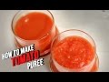 How To Make Tomato Puree | Quick Homemade Tomato Puree - Ruchi Bharani | Basic Cooking
