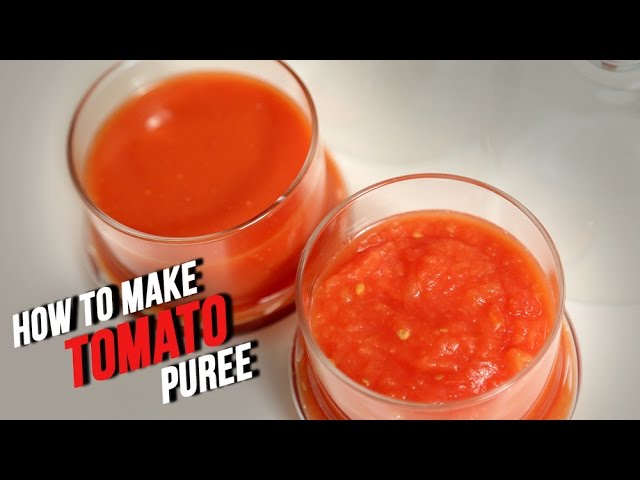 How To Make Tomato Puree | Quick Homemade Tomato Puree - Ruchi Bharani | Basic Cooking | Rajshri Food