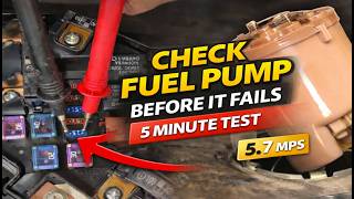 Test Fuel Pump Health Through The Fuse Before It Leaves You Stranded