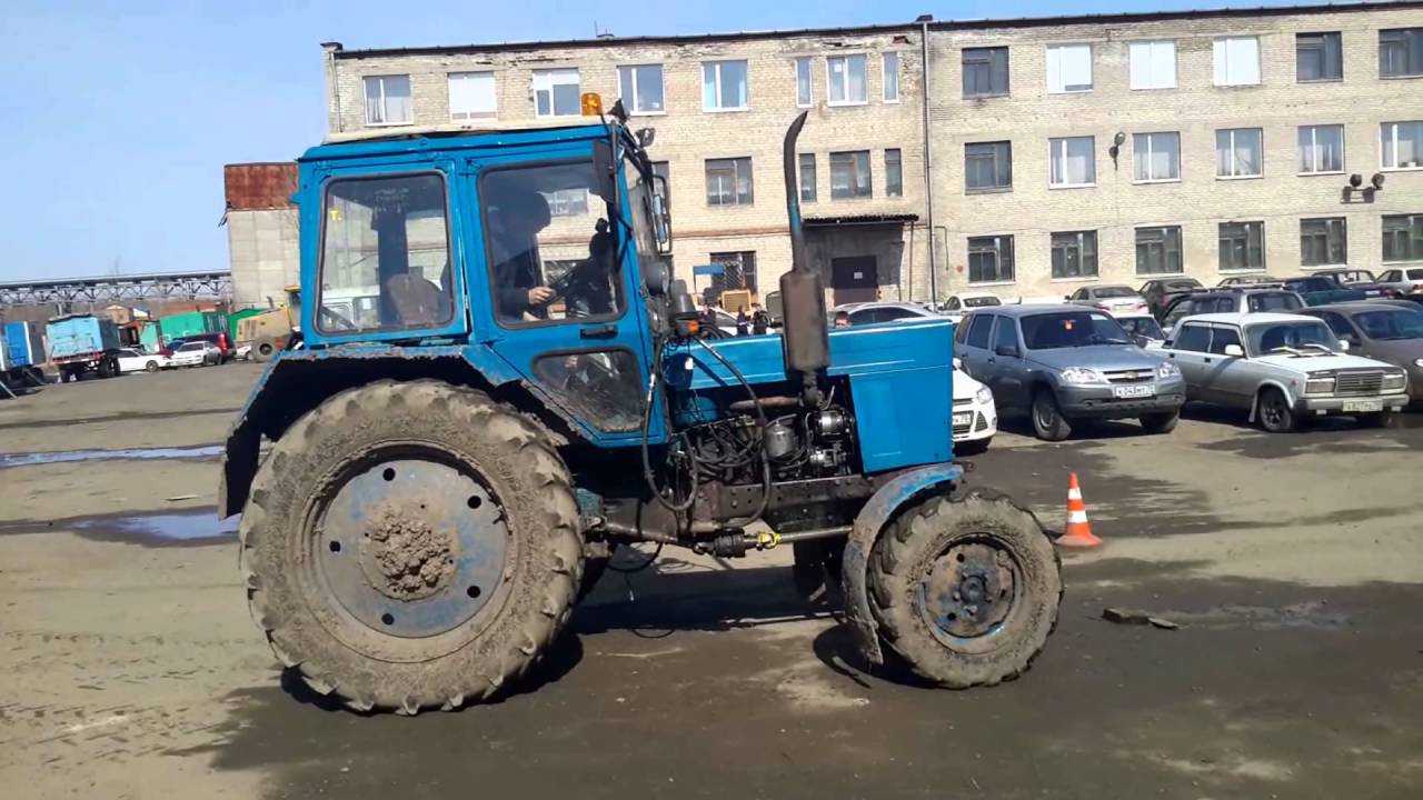 Экзамен тракториста на МТЗ 80. Учебный трактор. Практика вождения трактора. Фото учебного трактора. Тракторные правила