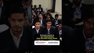 Free AI Course Launched at Govt. Model Sanskriti Se. Sec. School , Khewra| INT Computer Institute