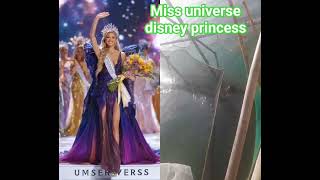 miss universe disney princess #missuniverse #pageant #fashion #disney #aiart