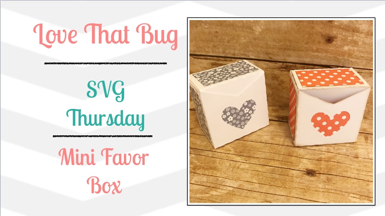 Download Cricut Explore |SVG| Mini Favor Box - YouTube