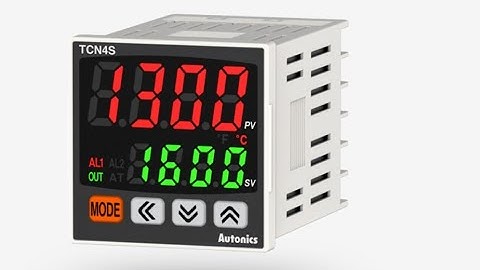 autonics TCN4S temperature controller settings