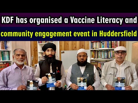 KDF has organised a Vaccine Literacy and community engagement event in Huddersfield