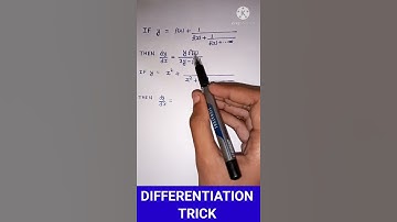 Differentiation trick part 4| derivatives shortcuts and tricks| Differentiation for class 12 #shorts