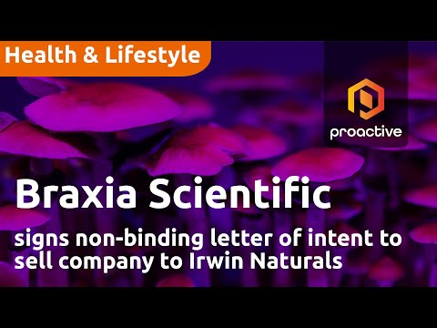Braxia Scientific signs non-binding letter of intent to sell company to Irwin Naturals
