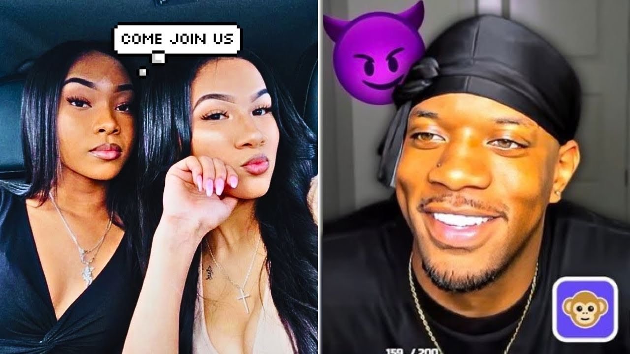 THEY WANT ME TOGETHER 😱😈 *MONKEY APP RIZZ*