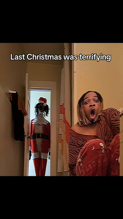 Last Christmas I was visited by evil Santa #horror #scary #fyp