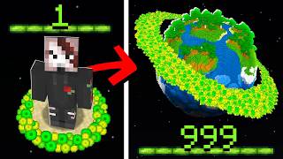 Minecraft pero Mi XP = Tamaño del Mundo
