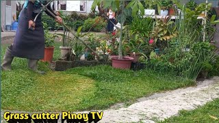 UNEVEN YARD GRASS CUTTING TO MY NEW CUSTOMER by Grass Cutter Pinoy TV 941 views 3 months ago 14 minutes, 24 seconds