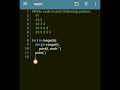 Python code to print pattern #shorts