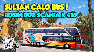 AWESOME! Sultan Upin Ipin Become Brokers Selling ROSIN DD2 SCANIA K410 Bus ! - GTA V ROLEPLAY SULTAN