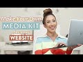 How To Create A Media Kit On Your Website For Brands | Step by step walkthrough tutorial using Zyro