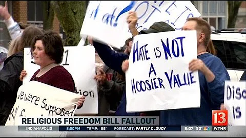 Columbus protest over religious freedom bill