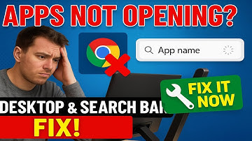 Desktop Shortcuts Not Opening | Apps not Opening from Searchbar | Windows 10/11