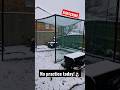 Snow day! #subscribe #hitthebell #golf #golfshorts #snow #snow golf #freezemeup ⛄️❄️🌨