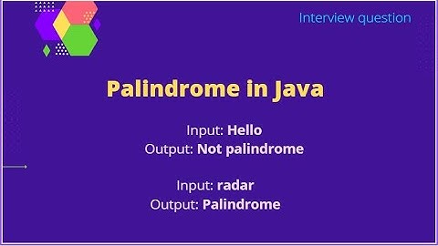 5. Palindrome in Java | Explained in தமிழ்