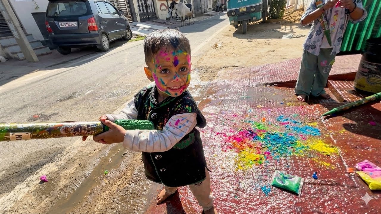 BEST HOLI EVER! 🎨 Rahul Rawat vlogs 😍