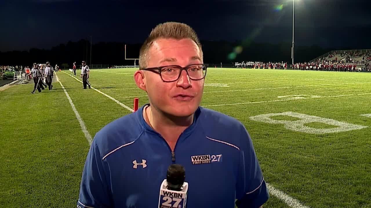 Girard Indians vs. West Branch Warriors high school football game recap