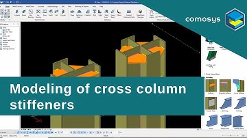 Comosys Steel Detailing Tutorials - Modeling of Cross-Column  Stiffeners