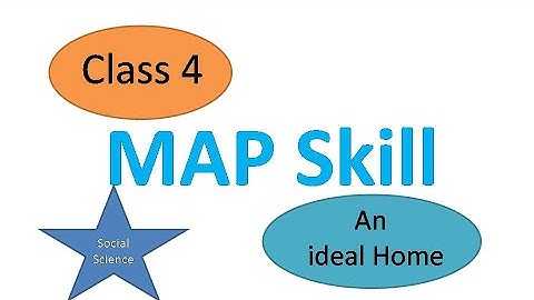 Map Skill Question Chapter 4 An ideal Home Class 4 Social Science we & our world  DAV