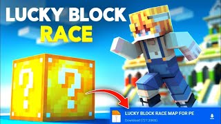 MINECRAFT LUCKY BLOCK RACE MAP LIKE @YesSmartyPie FOR PE! 1.20√ screenshot 2